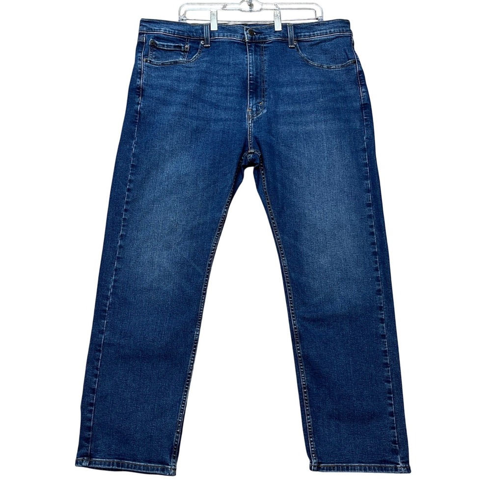Levi's 506 Jeans Mens 40x30 Medium Wash 5-Pocket Straight Leg Twill Denim EUC